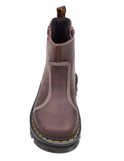 Dr. Martens Zebzag Rigger Wyoming Leather Ankle Boot 42662200 In Brown