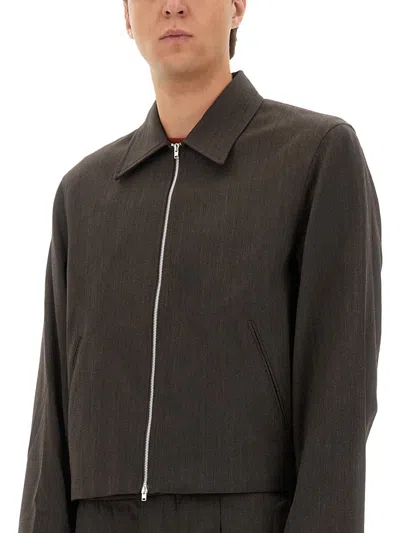 Our Legacy Mini Wool Jacket In Brown