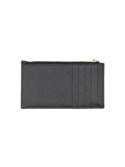 Saint Laurent Portacarte "cassandre" In Black