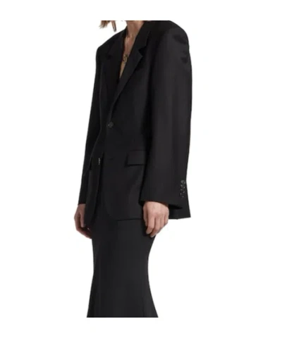 Balenciaga Standard Tailored Jacket Clothing In Black