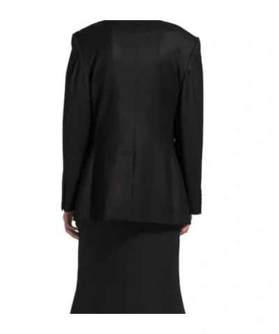 Balenciaga Standard Tailored Jacket Clothing In Black