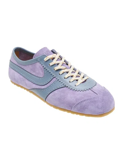 Dries Van Noten Lilac Suede Sneakers In Purple