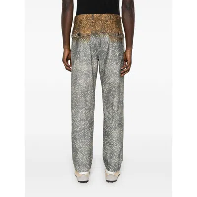 Dries Van Noten Belt Loop Track Pants In Gray