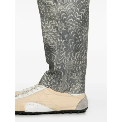 Dries Van Noten Belt Loop Track Pants In Gray