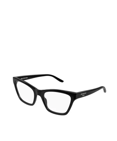 Balenciaga Eyewear Cat-eye Frame Glasses In Black