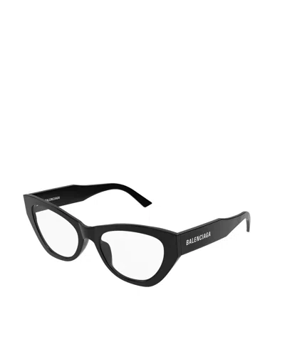 Balenciaga Eyewear Cat-eye Frame Glasses In Black