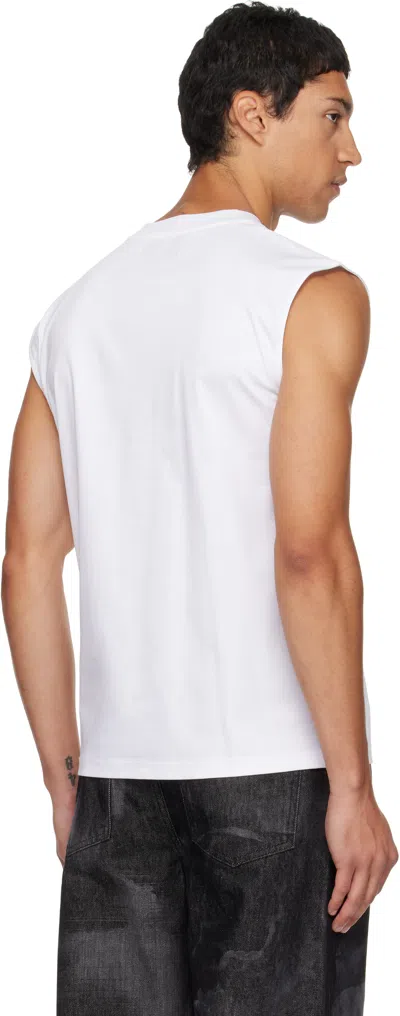 Heliot Emil White Effulgence Tank Top In White