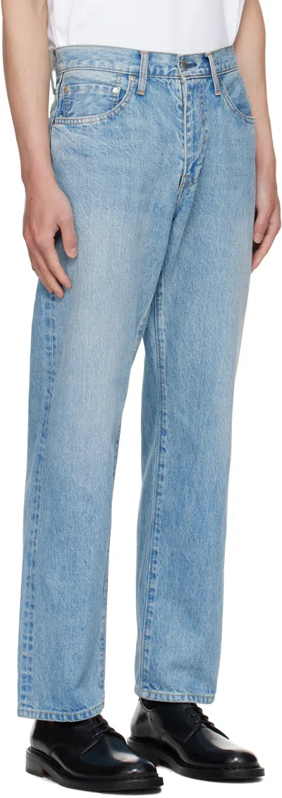 Vowels Blue Og Jeans In Blue