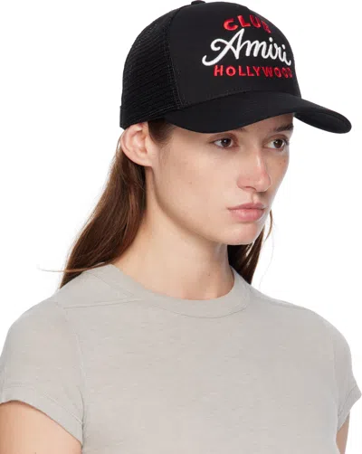 Amiri Trucker Hat Mesh Back In Black