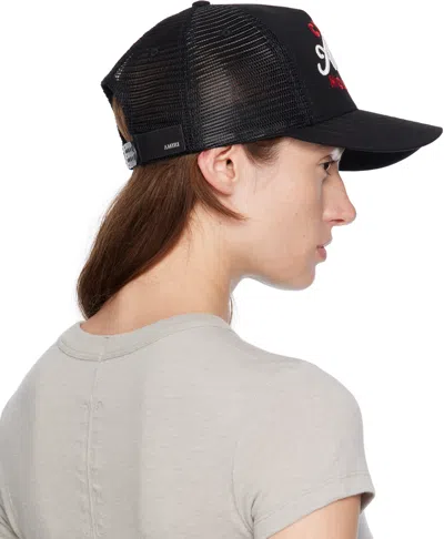 Amiri Trucker Hat Mesh Back In Black