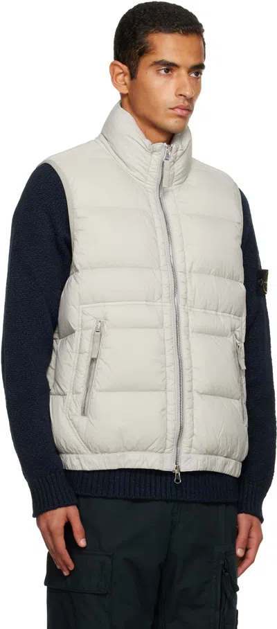 Stone Island Seamless Tunnel Nylon Down-tc Regular-fit. Gilet In Piuma In Tessuto Leggero Di Nylon A Uno Strato S In Animal Print