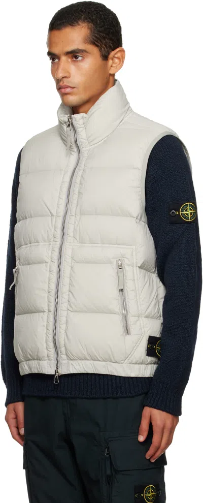 Stone Island Seamless Tunnel Nylon Down-tc Regular-fit. Gilet In Piuma In Tessuto Leggero Di Nylon A Uno Strato S In Animal Print