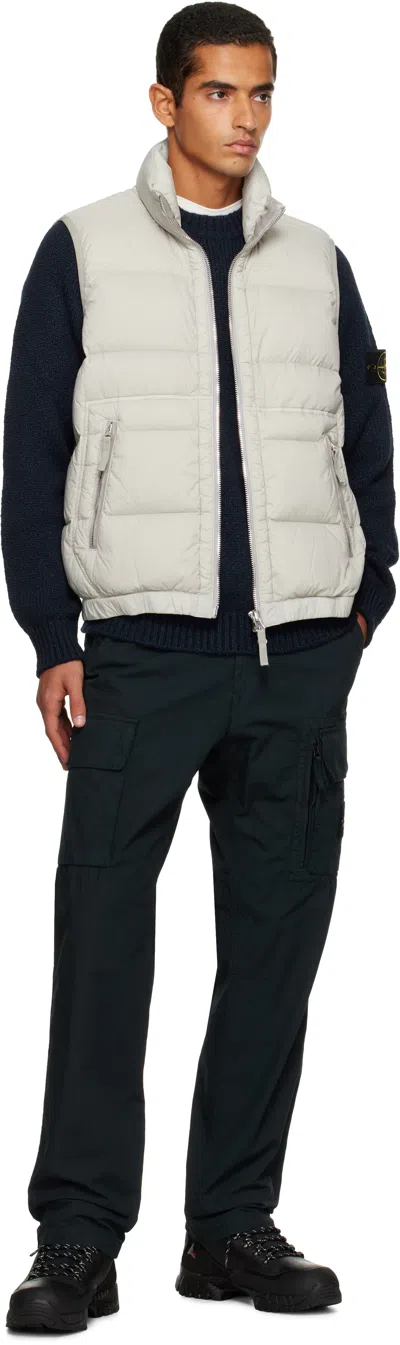 Stone Island Seamless Tunnel Nylon Down-tc Regular-fit. Gilet In Piuma In Tessuto Leggero Di Nylon A Uno Strato S In Animal Print