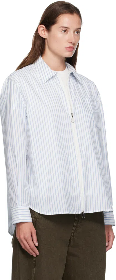 Moncler Striped Long Sleeve Shirt In Multi