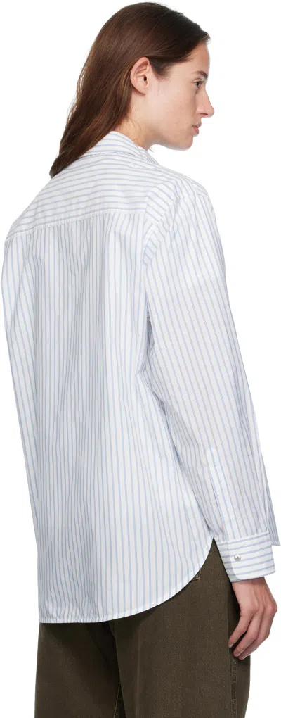 Moncler Striped Long Sleeve Shirt In Multi