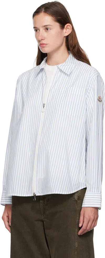 Moncler Striped Long Sleeve Shirt In Multi