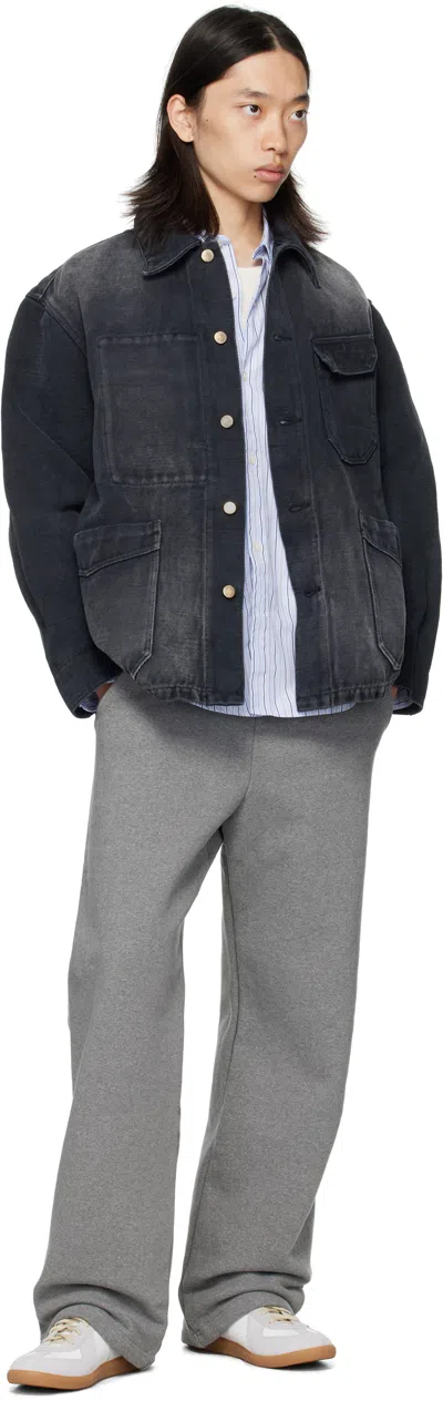 Ouat Black Selvedge Denim Jacket In Black