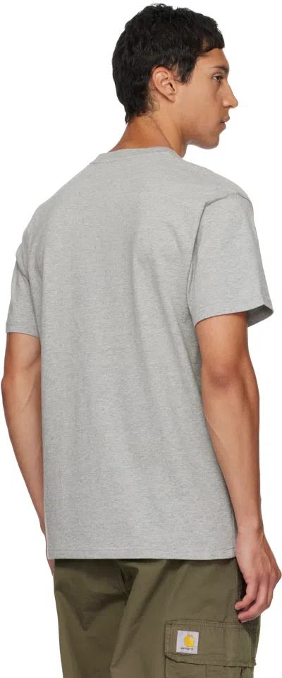 Carhartt Chase Short Sleeve T-shirt In Gray