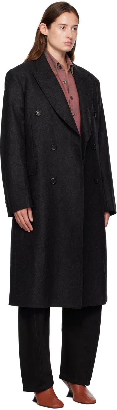 Our Legacy Gray Whale Coat In Gray