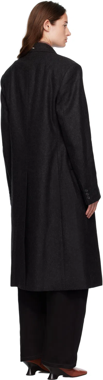 Our Legacy Gray Whale Coat In Gray