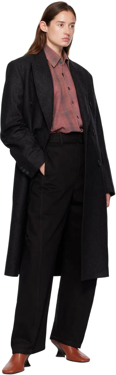 Our Legacy Gray Whale Coat In Gray