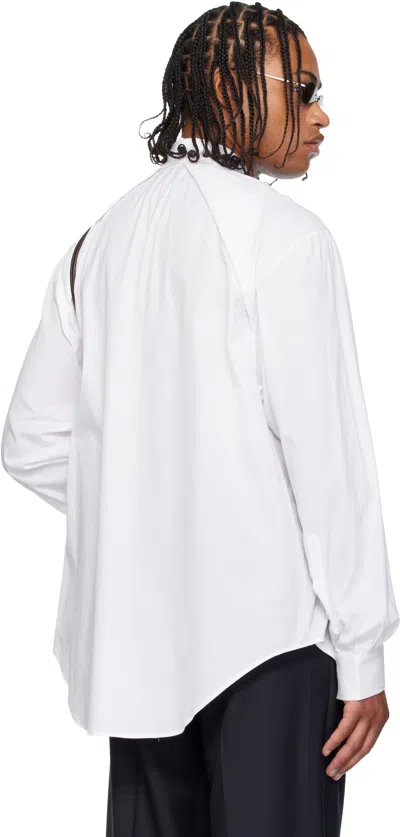 Sonia Carrasco White Zipped Shirt In White