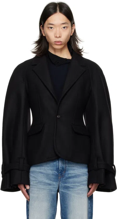 Egonlab Raglan Tailoring Blazer In Black
