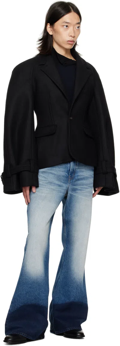 Egonlab Raglan Tailoring Blazer In Black