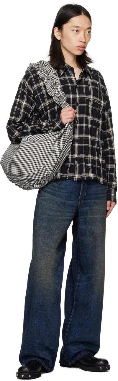 Ouat Black Astro Zip Boots In Multi