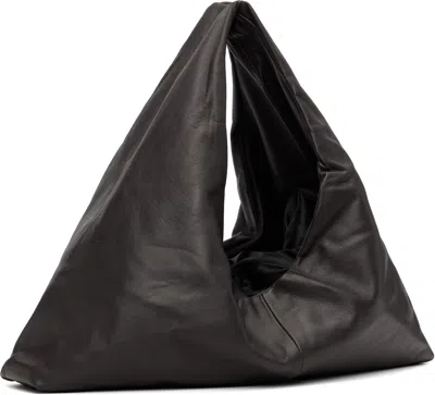 Kassl Editions Brown Anchor Small Lamb Leather Tote