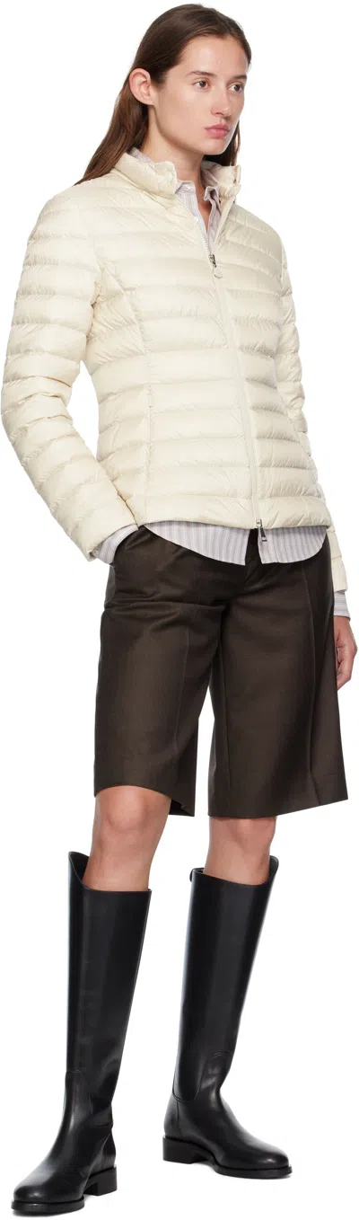 Moncler Beige Igelle Down Jacket In Neutral
