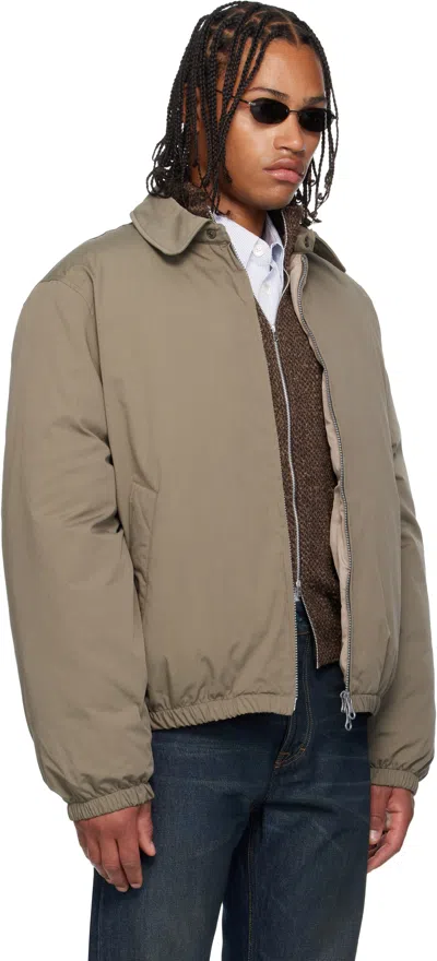 Our Legacy Avenue Puffa Jacket In Solaro Fabric In Brown