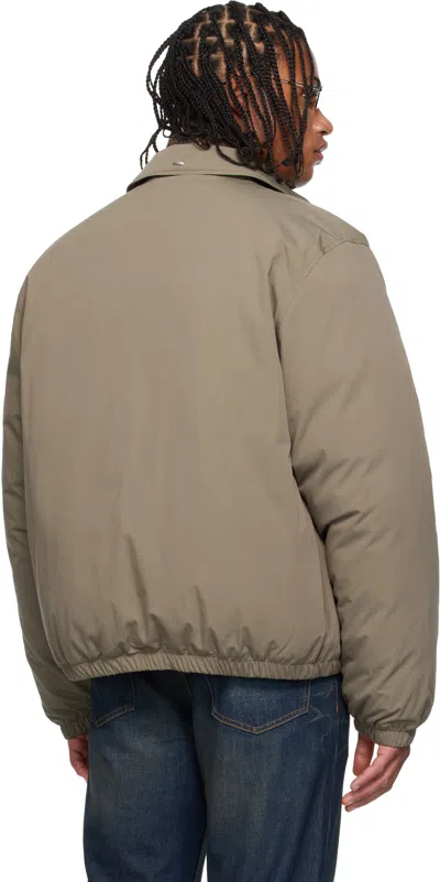 Our Legacy Avenue Puffa Jacket In Solaro Fabric In Brown