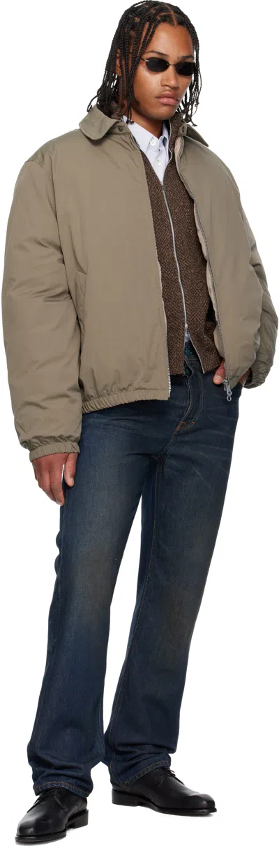 Our Legacy Avenue Puffa Jacket In Solaro Fabric In Brown
