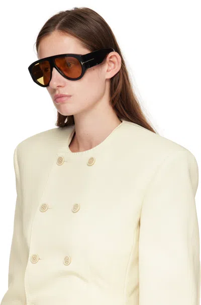 Tom Ford Black Bronson Sunglasses In Black