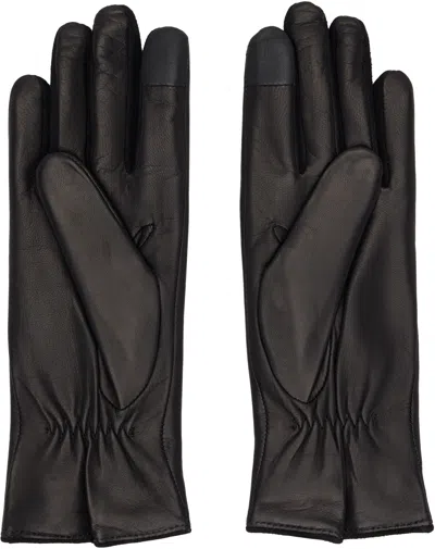 Handsome Stockholm Black Essentials Gloves In Black