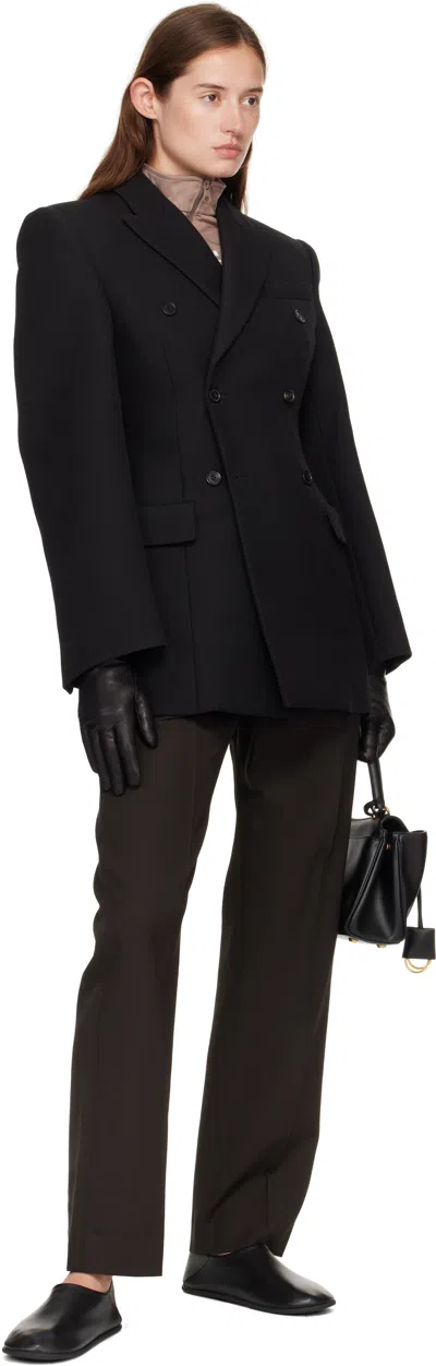 Handsome Stockholm Black Essentials Gloves In Black