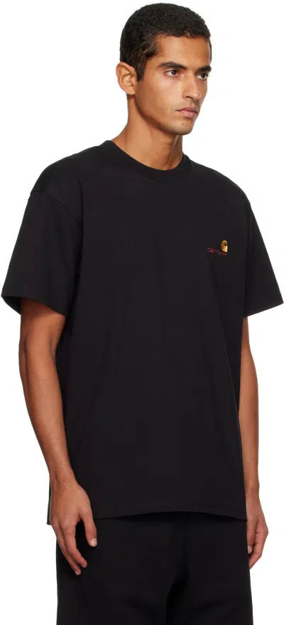 Carhartt American Script T-shirt In Black