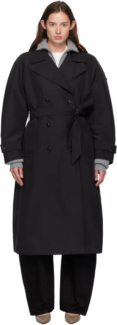 Moncler Genius Zake Moncler X Ee72 Trench Coat By Edward Enninful In Black
