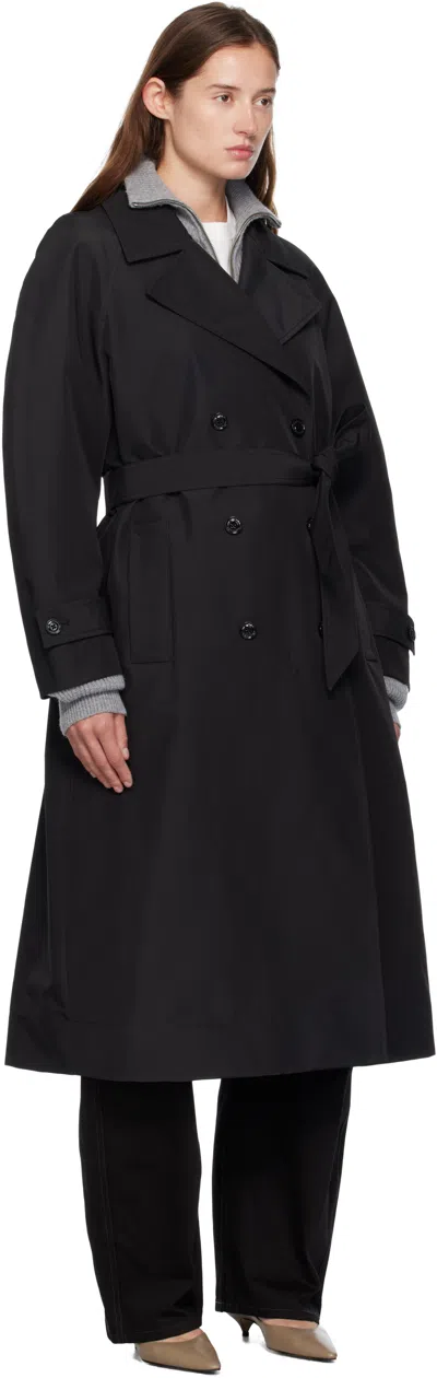 Moncler Genius Zake Moncler X Ee72 Trench Coat By Edward Enninful In Black