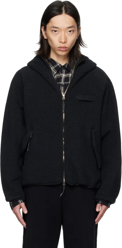 Ouat Black Polar Jacket In Black