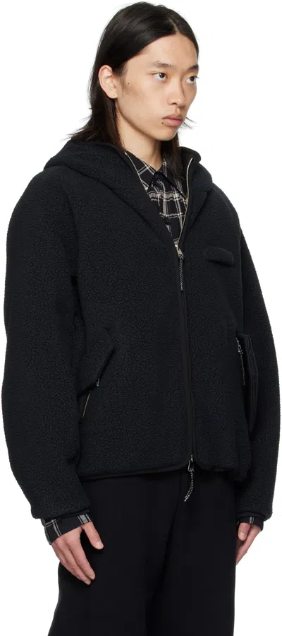 Ouat Black Polar Jacket In Black