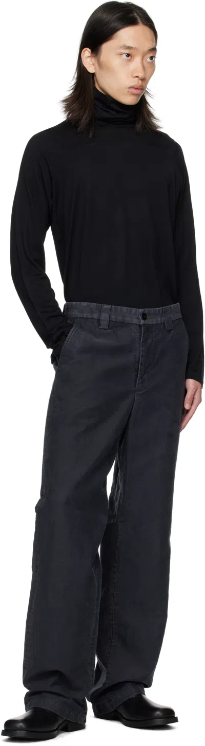 Ouat Black Game Turtleneck In Black