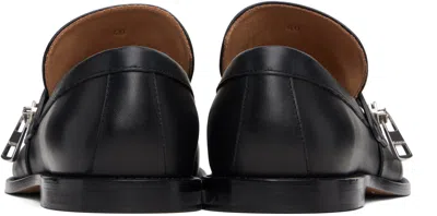 Jw Anderson Alexander Mcqueen Ivory Leather Sneakers With Black Leather Heel In Black