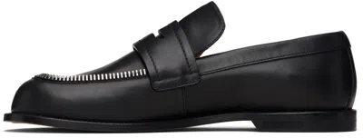 Jw Anderson Alexander Mcqueen Ivory Leather Sneakers With Black Leather Heel In Black