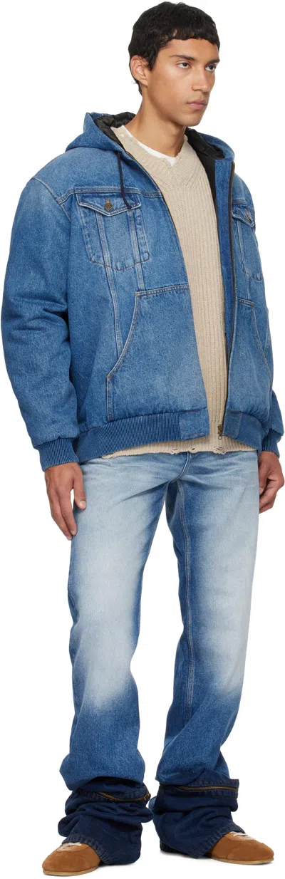 Egonlab Fitted Jeans In Blue