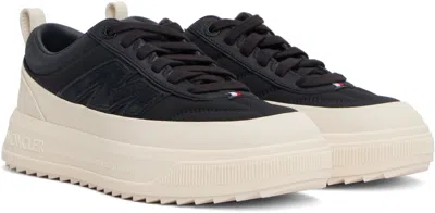 Moncler Altive Sneakers With Round Toe And Pull Tab In Black