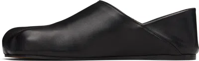 Jw Anderson Black Paw Loafers In Black