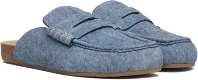 Jw Anderson Stitch Loafers In Blue