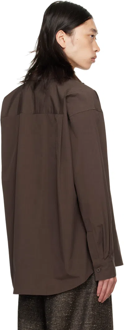 Colbo Burgundy Banaras Shirt In Brown